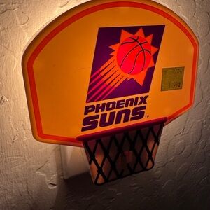 Vintage Phoenix Suns Nightlight Y2K Plug Light Basketball NBA Collectable 2004